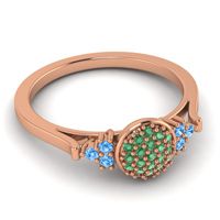Statement Floral Pave Citi Ring