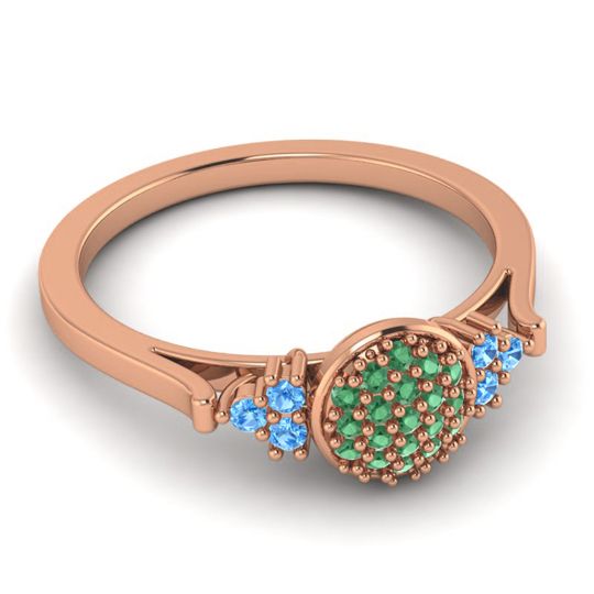 Statement Floral Pave Citi Ring