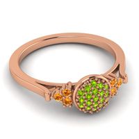 Statement Floral Pave Citi Ring