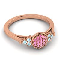 Statement Floral Pave Citi Ring