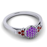 Statement Floral Pave Citi Ring