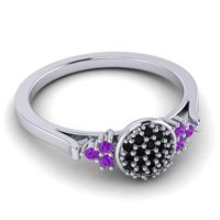 Statement Floral Pave Citi Ring