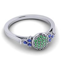 Statement Floral Pave Citi Ring
