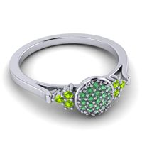 Statement Floral Pave Citi Ring