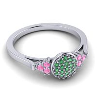 Statement Floral Pave Citi Ring