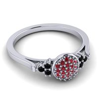 Statement Floral Pave Citi Ring