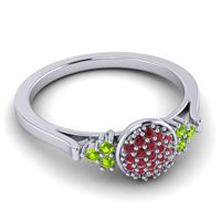 Statement Floral Pave Citi Ring