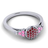 Statement Floral Pave Citi Ring