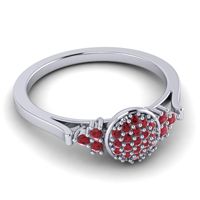 Statement Floral Pave Citi Ring
