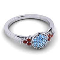 Statement Floral Pave Citi Ring