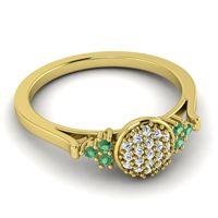 Statement Floral Pave Citi Ring