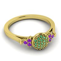 Statement Floral Pave Citi Ring