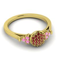 Statement Floral Pave Citi Ring