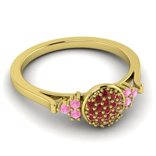 Statement Floral Pave Citi Ring