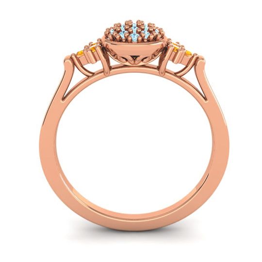 Statement Floral Pave Citi Ring