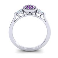 Statement Floral Pave Citi Ring