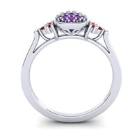 Statement Floral Pave Citi Ring