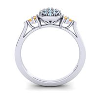 Statement Floral Pave Citi Ring