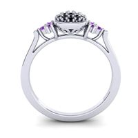 Statement Floral Pave Citi Ring