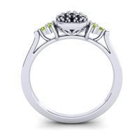 Statement Floral Pave Citi Ring