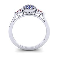 Statement Floral Pave Citi Ring