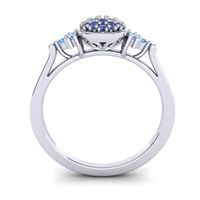 Statement Floral Pave Citi Ring