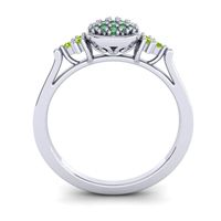 Statement Floral Pave Citi Ring