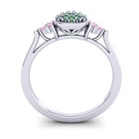 Statement Floral Pave Citi Ring