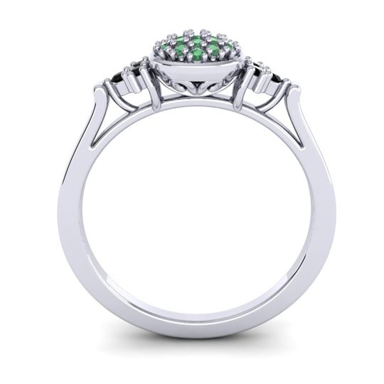 Statement Floral Pave Citi Ring