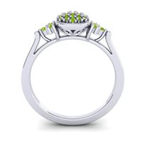 Statement Floral Pave Citi Ring