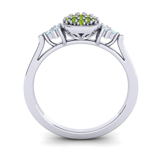 Statement Floral Pave Citi Ring