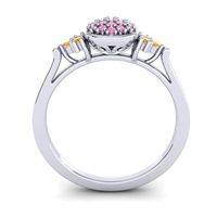 Statement Floral Pave Citi Ring
