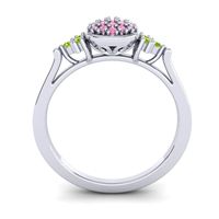 Statement Floral Pave Citi Ring