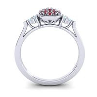 Statement Floral Pave Citi Ring