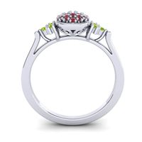 Statement Floral Pave Citi Ring