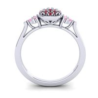 Statement Floral Pave Citi Ring