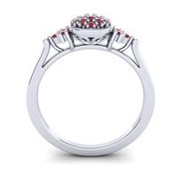 Statement Floral Pave Citi Ring