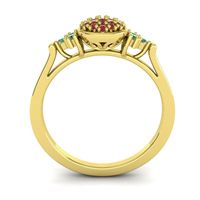 Statement Floral Pave Citi Ring