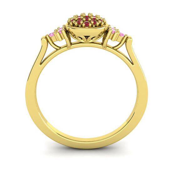 Statement Floral Pave Citi Ring
