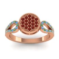 Statement Floral Pave Nikaya Ring