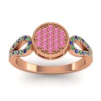 Statement Floral Pave Nikaya Ring