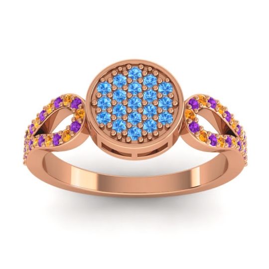 Statement Floral Pave Nikaya Ring
