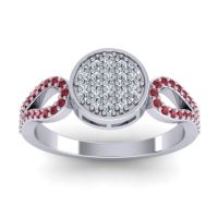 Statement Floral Pave Nikaya Ring