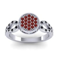 Statement Floral Pave Nikaya Ring