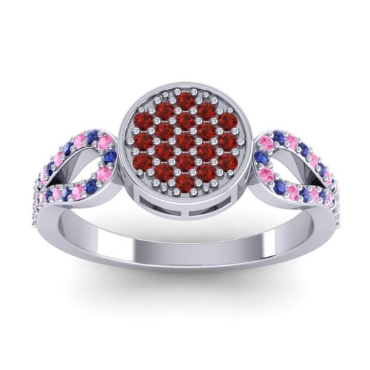 Statement Floral Pave Nikaya Ring