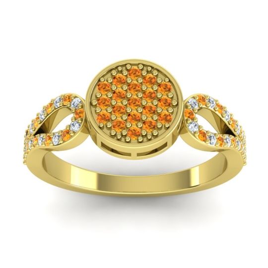 Statement Floral Pave Nikaya Ring