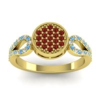 Statement Floral Pave Nikaya Ring