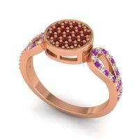 Statement Floral Pave Nikaya Ring
