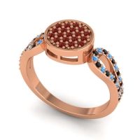 Statement Floral Pave Nikaya Ring