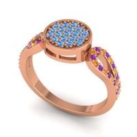 Statement Floral Pave Nikaya Ring